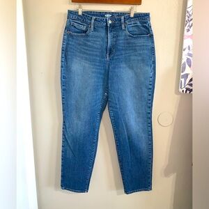 Old Navy denim jeans O.G high rise secret slim pockets size 12